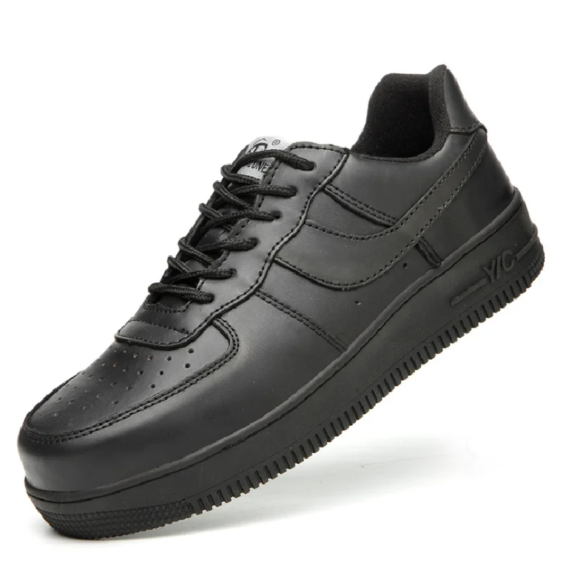 Unisex Classic Brand High and Low 1 Sneakers Steel Toe Cap Work Safety Shoes Men Breathable Non-slip Retro Boots Women | Обувь