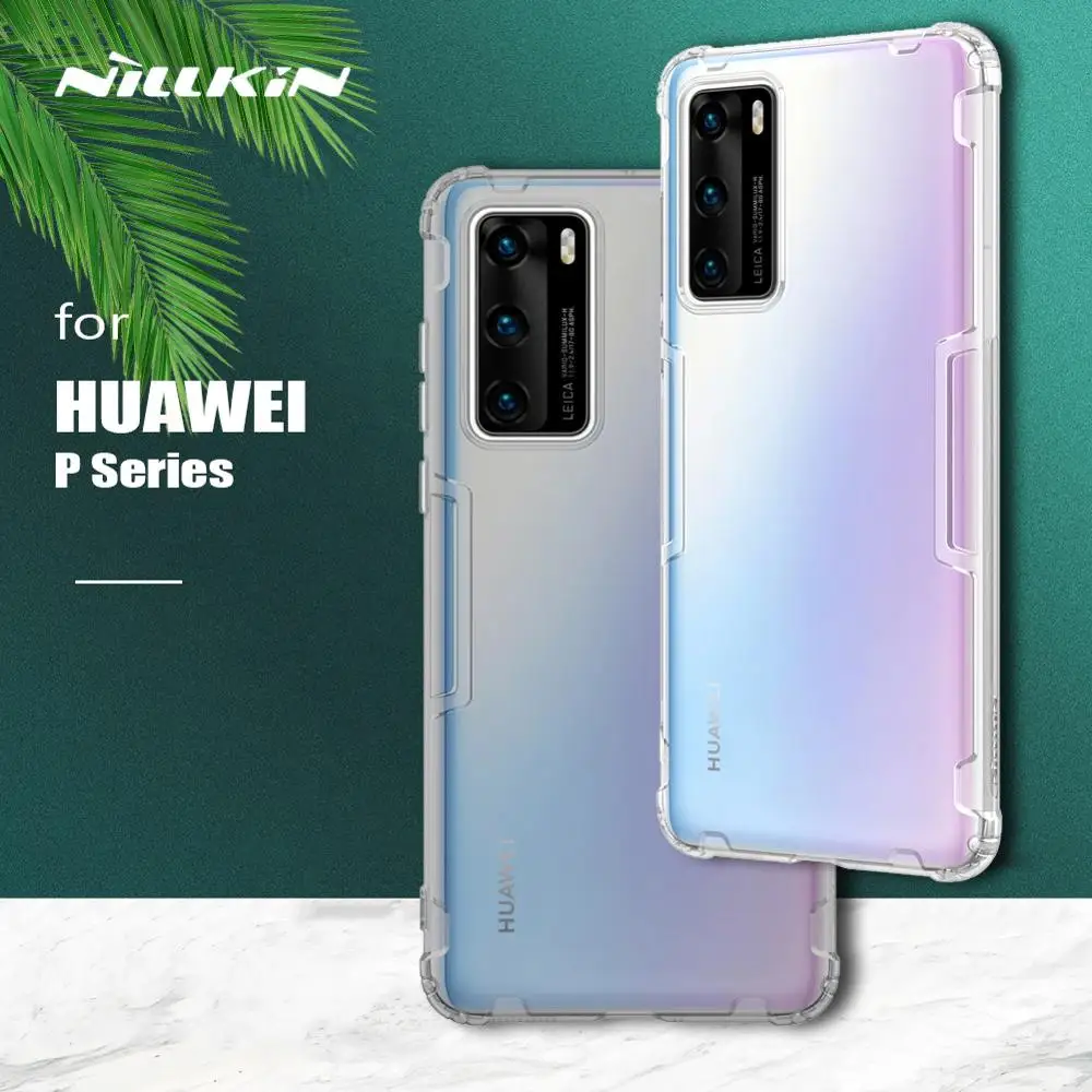 Чехол Nillkin для Huawei P40 P30 P20 Pro Мягкий ТПУ Ультратонкий чехол 0 6 мм телефона Lite