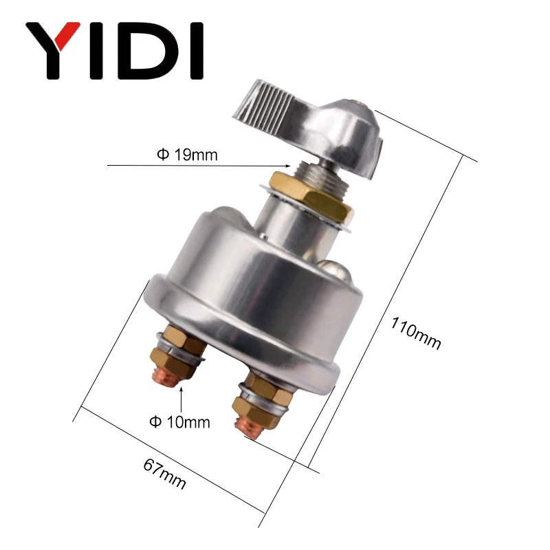 Изолятор переключателя батареи автомобиля отключить главный переключатель 12 В 24