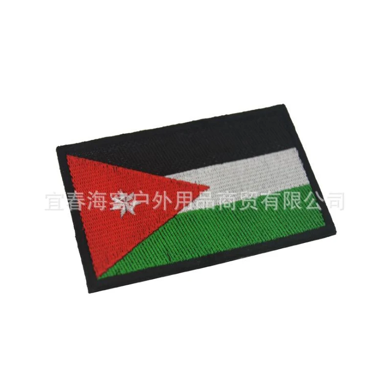 Нашивка с 3D вышивкой Монголия Грузия Иордания Ливан палестинский флаг значок