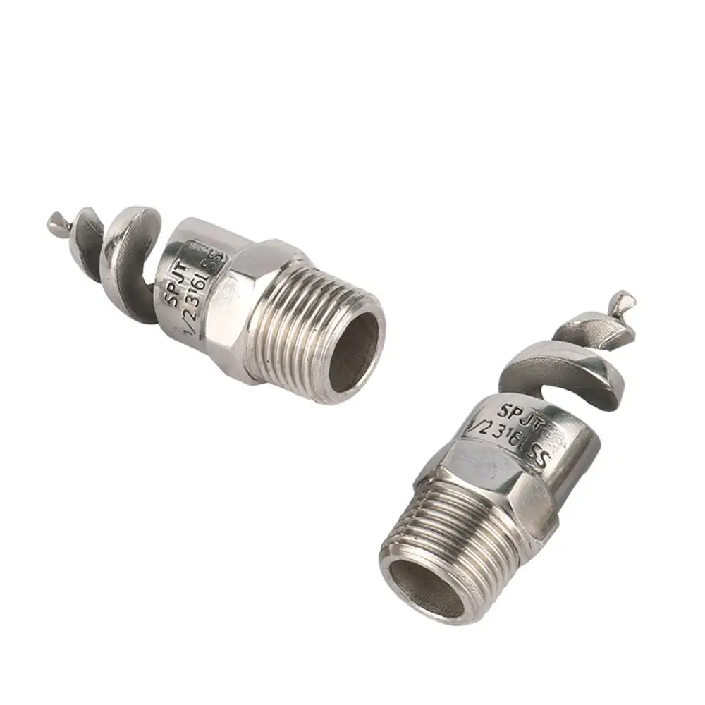 Спиральная струя с наружной резьбой 1/2 дюйма полностью конусная форсунка из