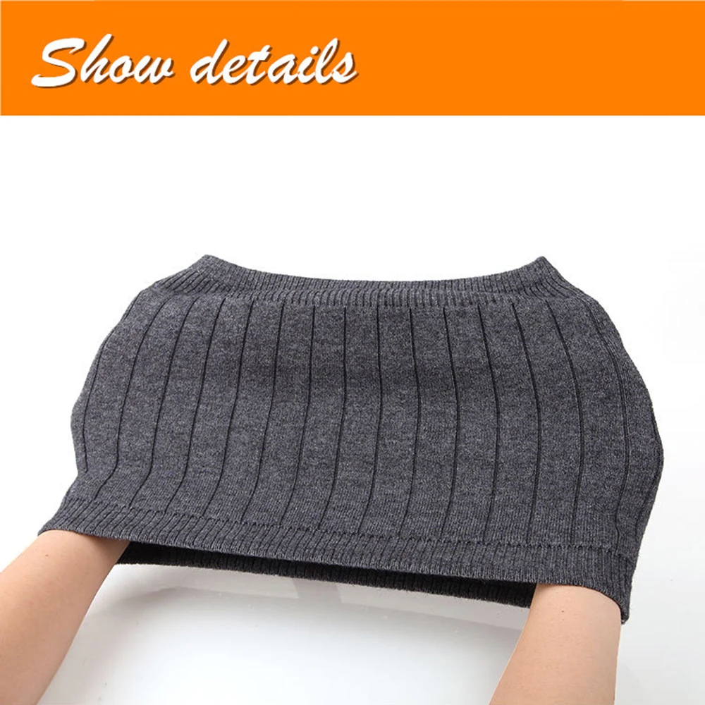 кашемир Пояс пригодности Для женщин мужчин Теплая шерсть талии эластичный