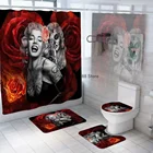 Модная привлекательная Женская занавеска для душа Мэрилин Монро Комплект штор для ванной модная занавеска для ванной красивый домашний декор Прямая поставка