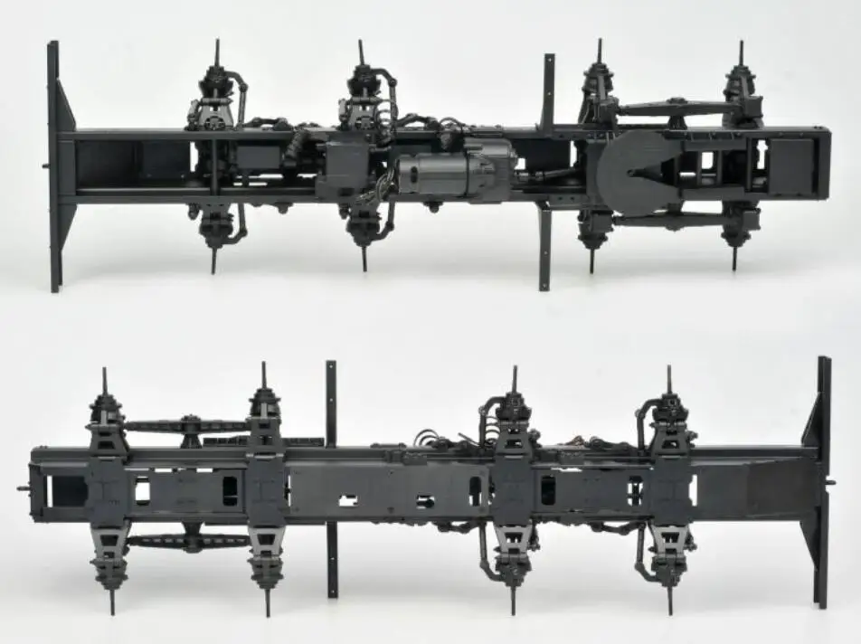 Военный MmETAL 8X8 8 колеса 8WD грузовик 1/12 Масштаб RC рама и обвес комплект совместимый Капо Татра CD15825 крест MC8