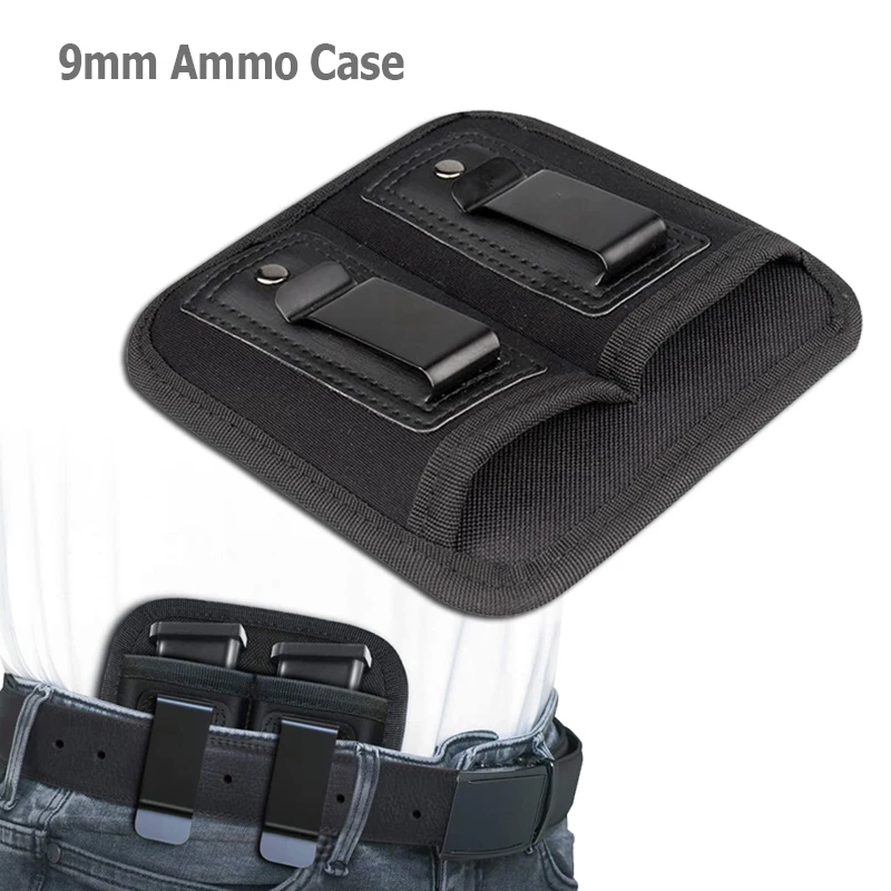 Тактический двойной чехол для магазина универсальный скрытый амуниции 9 мм Glock 17