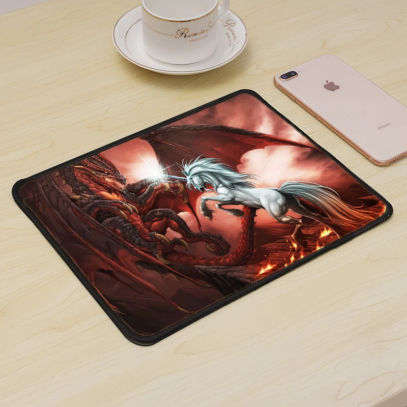 

MRGLZY Small Mouse Pad Computer Game Console Mouse Pad Table Mat Computer Keyboard Game Game Accessories Notebook Fantasy