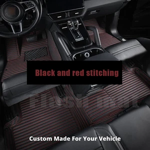 WLMWL Custom leather car mat for Kia All Models rio sportage cerato k2 k3 k4 k5 carnival automobile carpet cover Car-Styling
