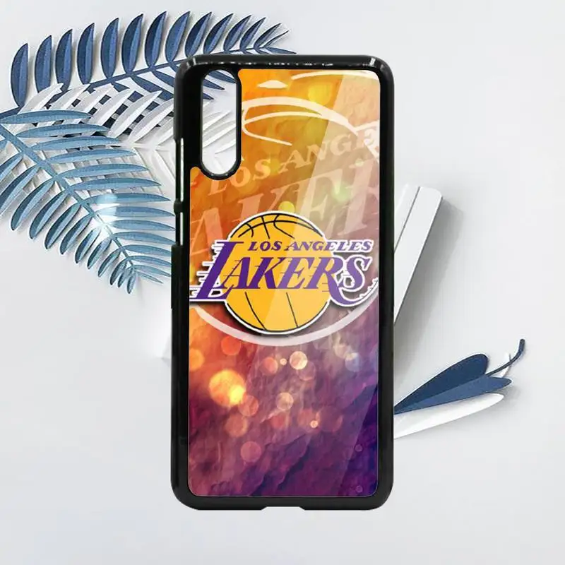 

basketball teams laker fundas coque Phone Case PC For Samsung galaxy S note 8 9 20 10 e lite2019 plus pro ultra