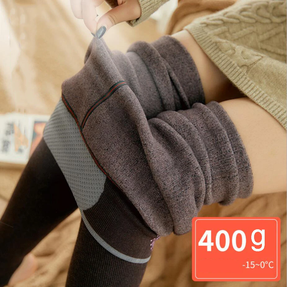 Модные теплые зимние бархатные плотные женские колготки 6 цветов 390 г пикантные