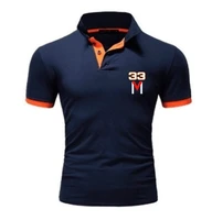 casual male streetswear polo shirts m33 mens jersey maxs car short sleeve top tees bodybuilding clothing military style tshirts