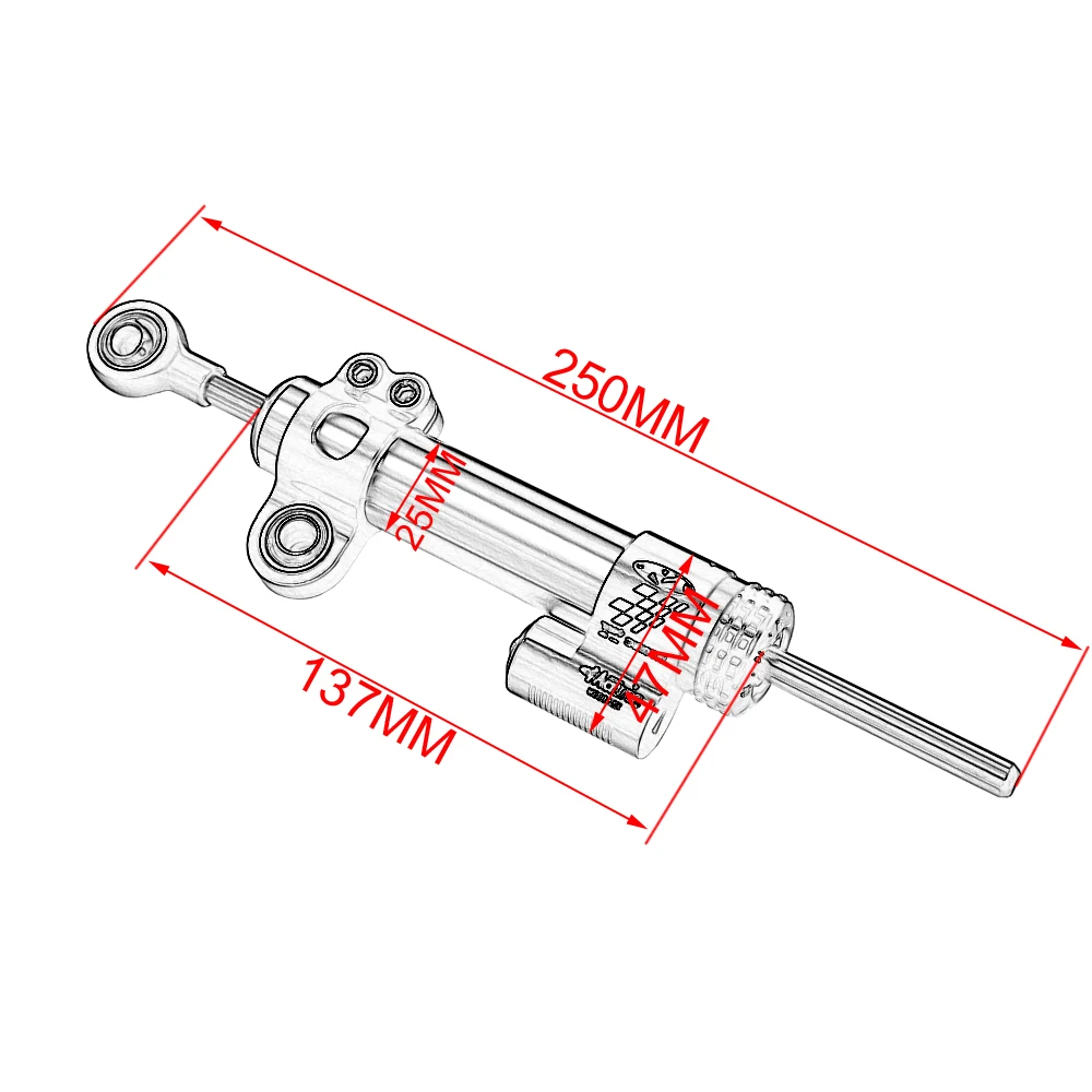Демпфер для мотоцикла стабилизатор руля Yamaha MT09 MT-09 MT 07 R15 V3 FZ1 FZ6 ER6N Honda CBR 600rr 650f |