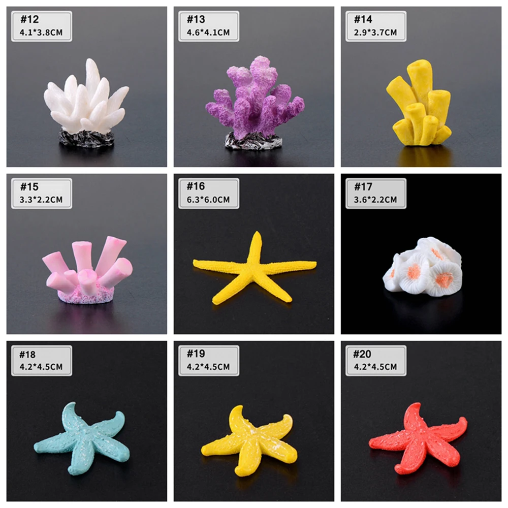 Сундук с сокровищами античный дизайн аквариумное Коралловое украшение пейзаж