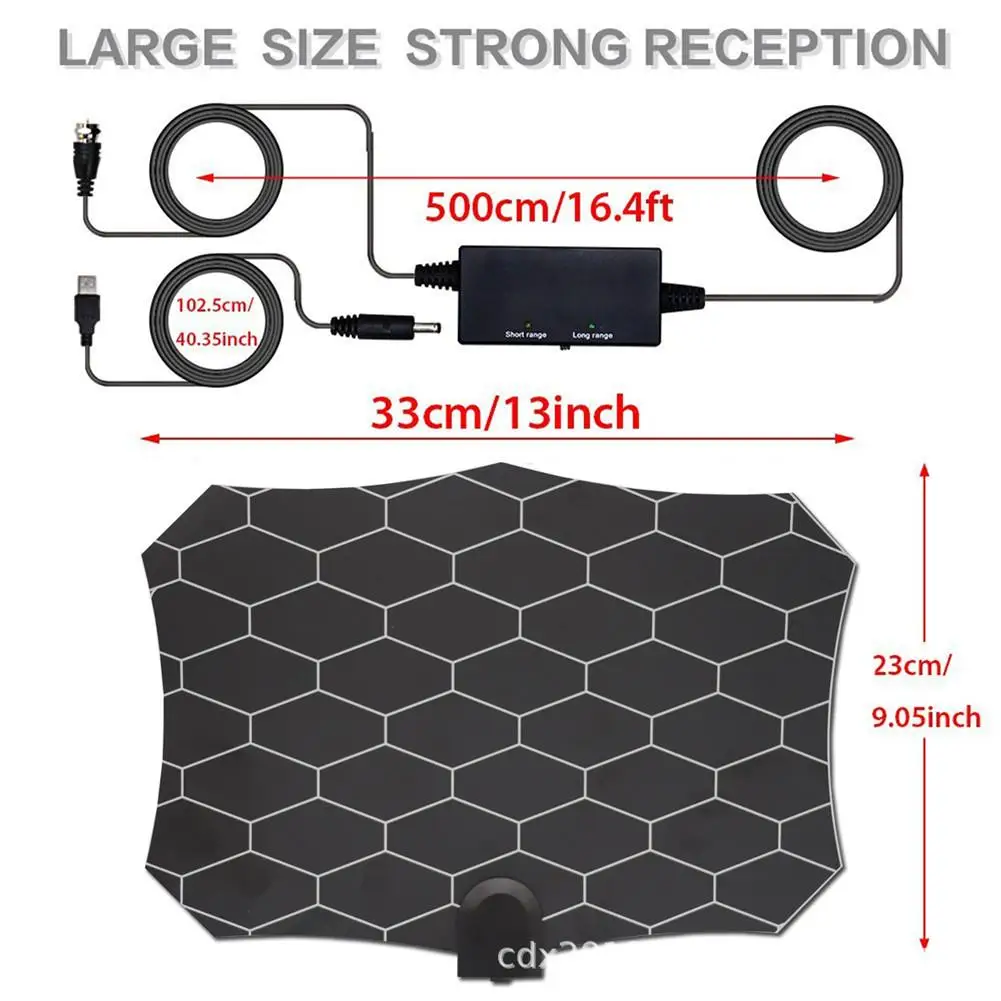Новинка Высококачественная ТВ антенна на 980 миль цифровая HD для помещений 4K Life