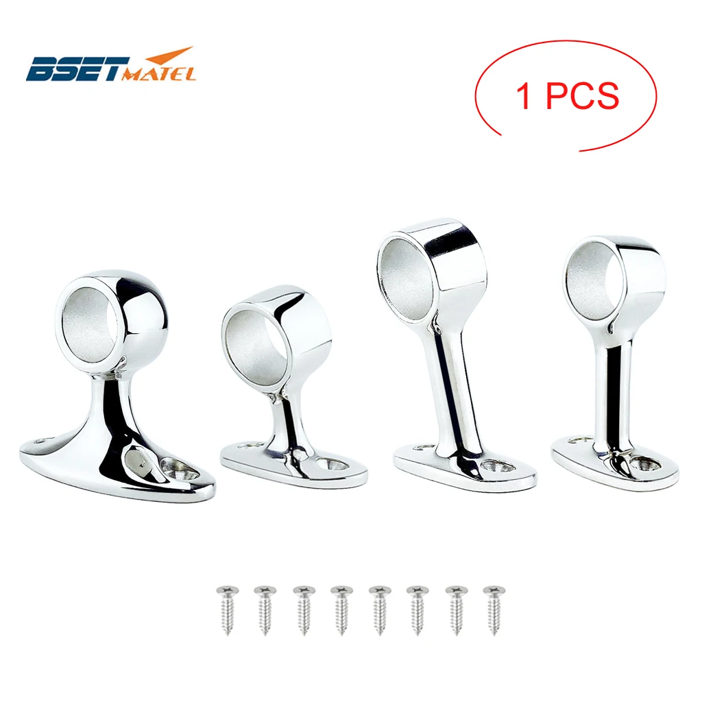 

Углы 316 нержавеющая сталь Лодка ручной рельсовый фитинг морские перила опорный кронштейн труба стойка Аппаратные аксессуары для яхты