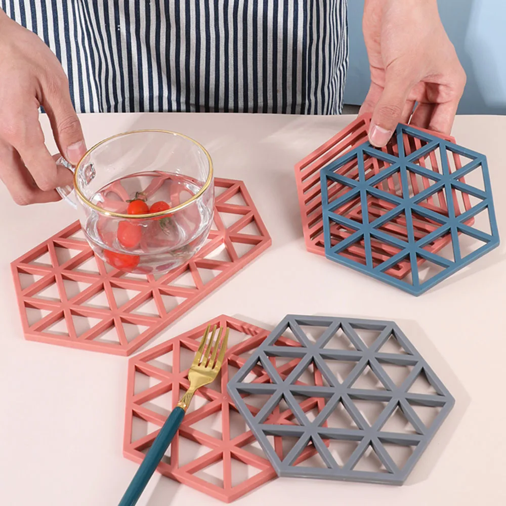 1 шт. 2020 шестигранные силиконовые формы DIY Coaster ремесла полосы для эпоксидной