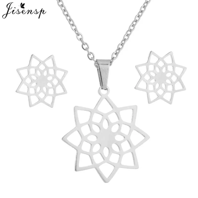 Богемные Модные Ювелирные наборы с бабочками маленькие серьги из нержавеющей