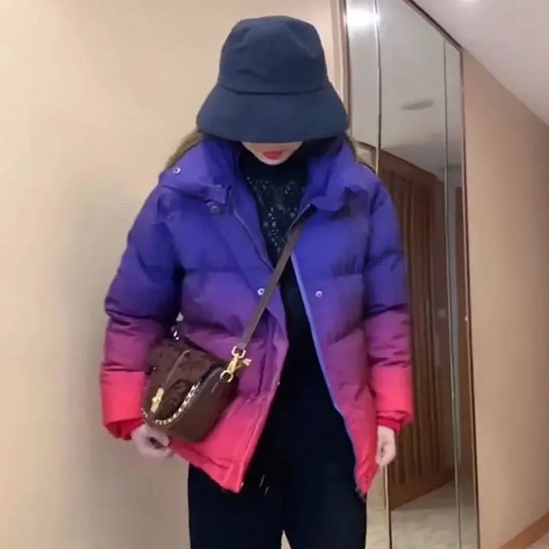 Design Sense Of Fashion Clothes Women Korean Version  The New Wild Loose Thin Cotton Coat Women Winter Casual Temperament Jacket
