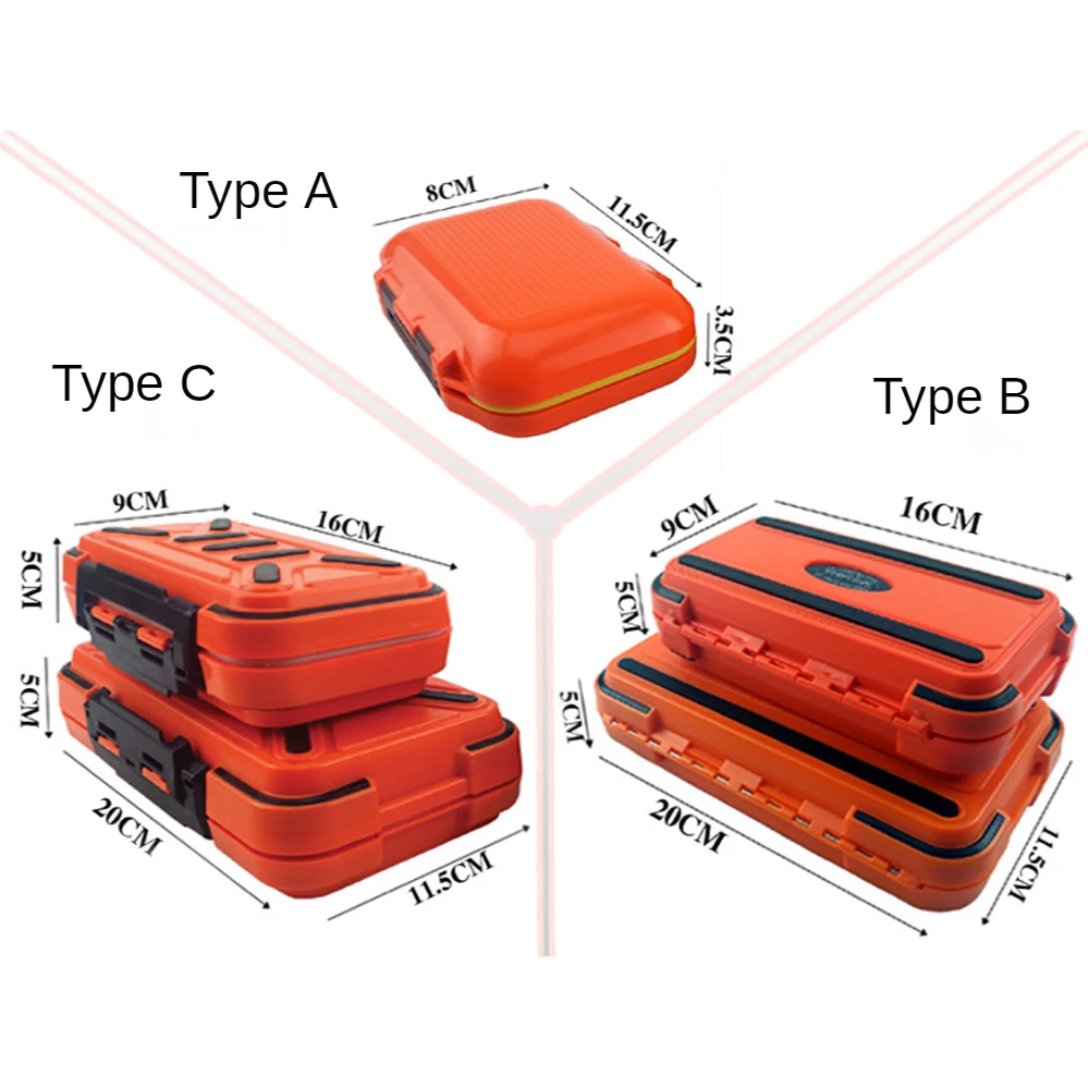 Коробка для рыболовных снастей водонепроницаемые аксессуары крючки приманки