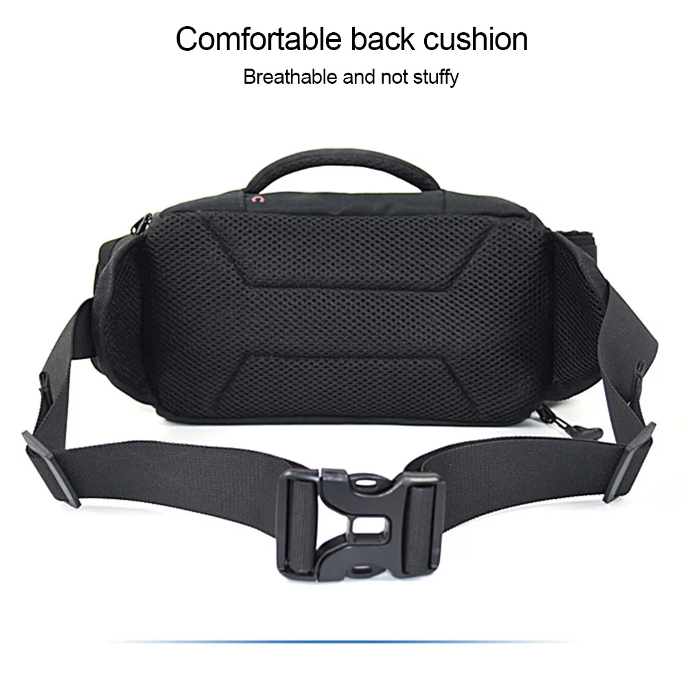 

Waist Pack Bag Large Capacity Unisex Fanny Pack Wearable Hip Bum Bag With Adjustable Strap For Outdoor Travel Running Cycling