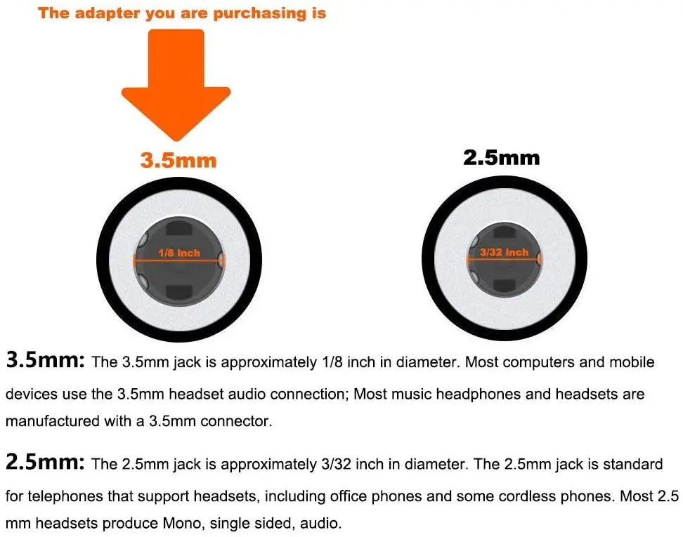 Одна гарнитура smprtphone 3 5 мм разъем RJ9/RJ12 для SNOM 710 720 320 360 Yealink T20 T21 T22 T26 T28 T41 и т. Д.