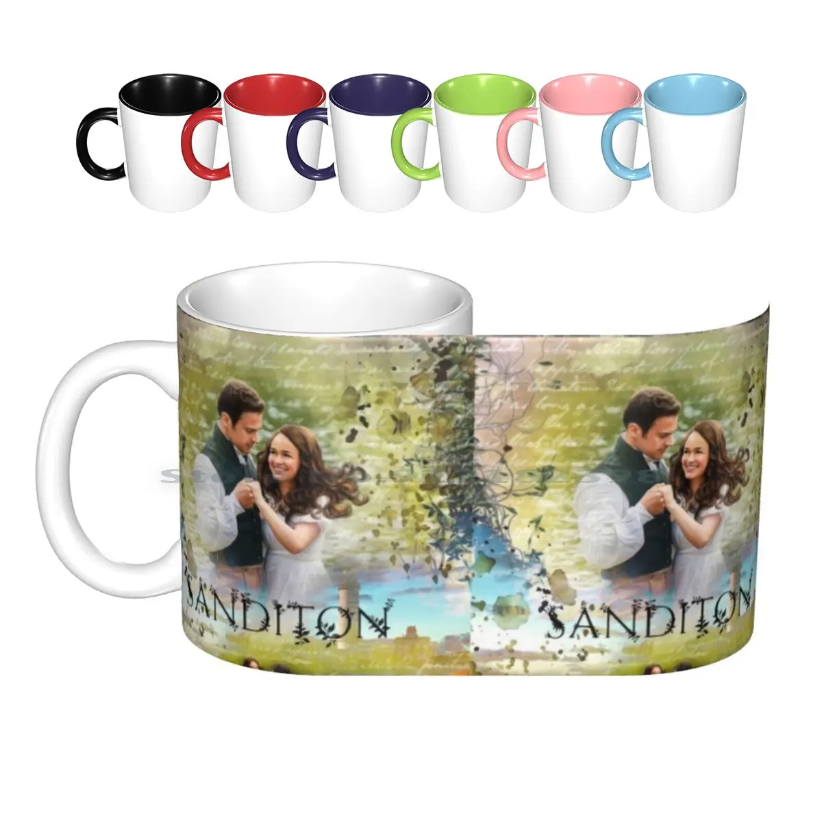

Charlotte And Sidney Ceramic Mugs Coffee Cups Milk Tea Mug Sanditon Vera Adxer Creative Trending Vintage Gift Bottle Cup