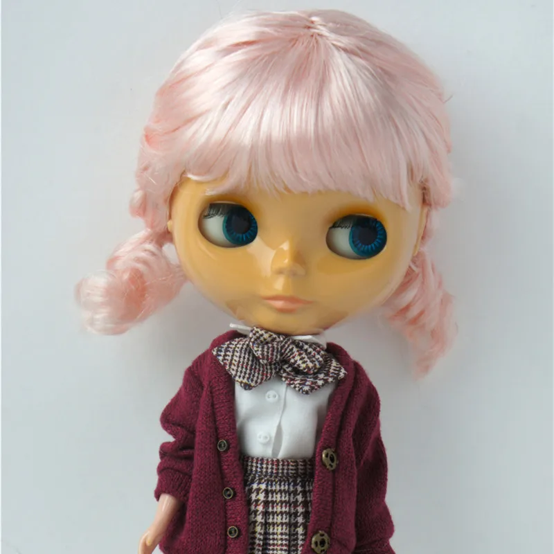 

10-11inch Doll wigs JD571 8 26-28CM Smart curly braids Hair Short Anna BJD wig Synthetic mohair dolls accessories