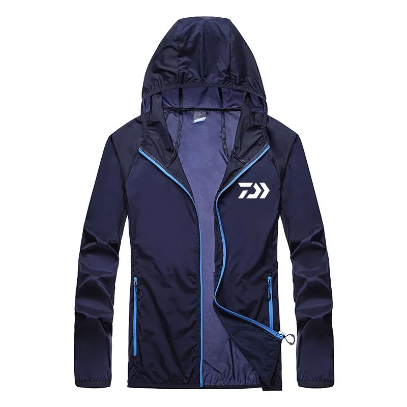 

Summer Thin Fishing Shirt Uv Protection Men Breathable Quick-Drying Hooded Coat Windproof Fishing Jerseys Jacket