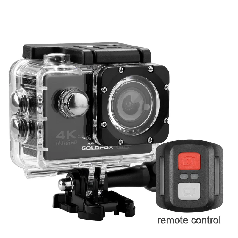 

H16R 4K Action Camera WiFi 2.0" Screen 1080P Mini Ultra HD Sports DV Remote Waterproof Outdoor Underwater Helmet Camera