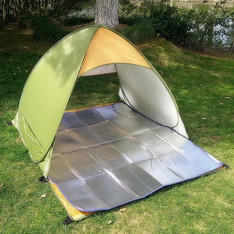 

Fully Automatic Beach Camping Tent Hand Throw Open Double Sunscreen Portable Fishing Picnic Tent