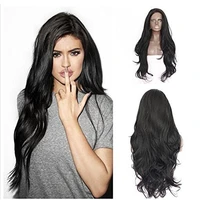 transparent lace wigs synthetic frontal black curly body wave lace front wig anime cosplay highlight pre pluck lacefront hair