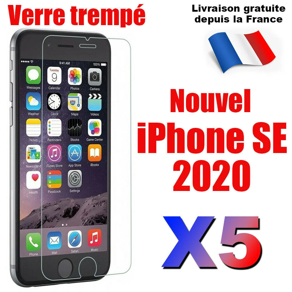 

VERRE TREMPE FOR IPHONE VITRE PROTECTION ECRAN SE 2020 - Nouvel Iphone SE 2020