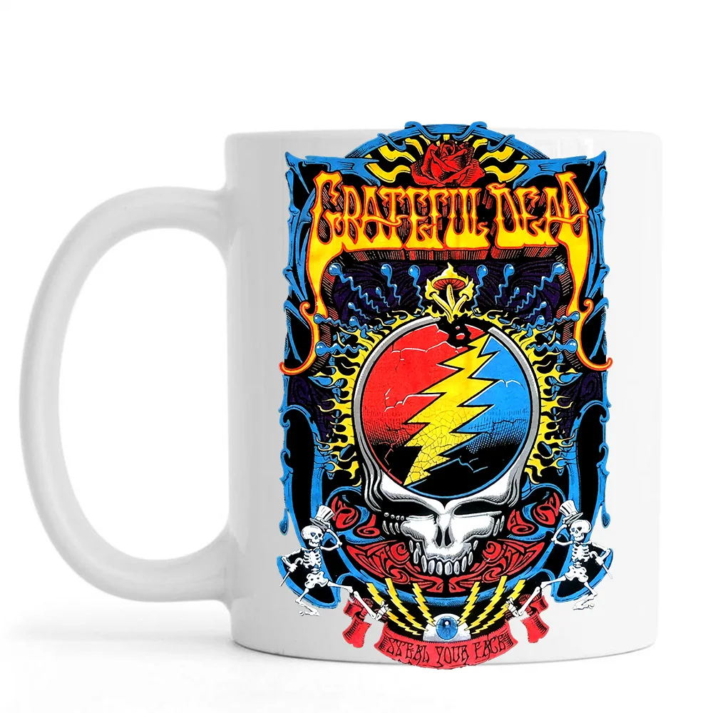 Nwt/ночное белье на благодарен Dead украсть ваше кружка с лицом чашки Маленькие