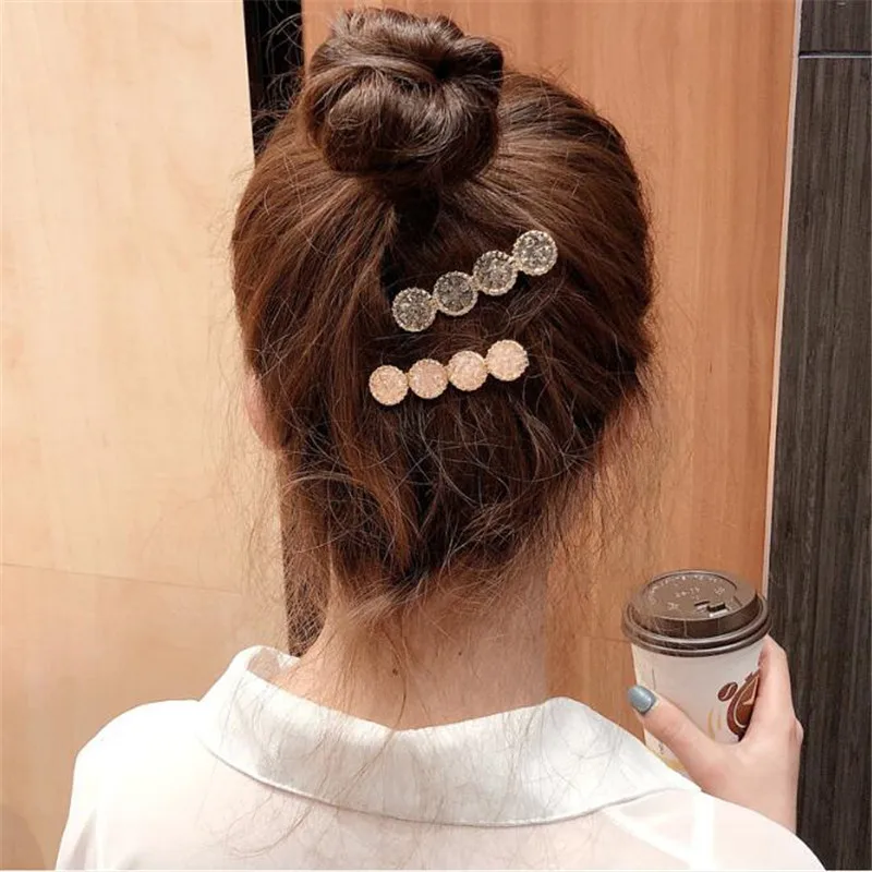 1 шт. модные корейские заколки Стразы с кристаллами женские для волос