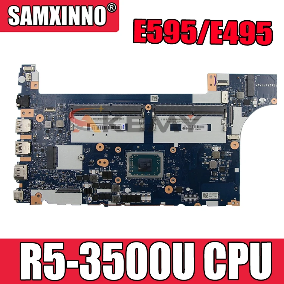 

Для Lenovo E595/E495 Материнская плата ноутбука NM-C061 W/процессор R5 3500U материнская плата DDR4, она была 100% полностью протестированная материнская плат...