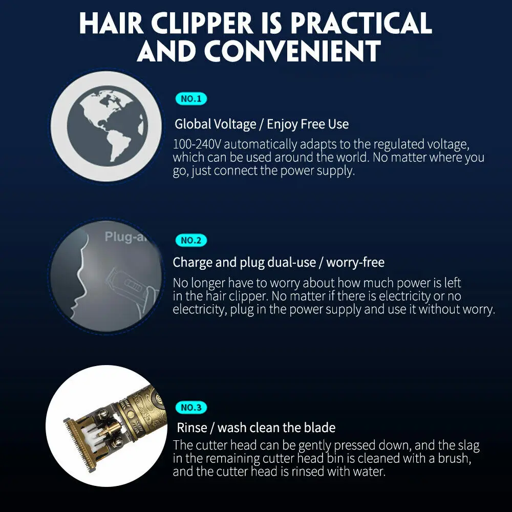 Kemei телефон Будды/Longfeng спиральная головка резьба электрический Vlipper сухой