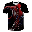 Летняя Новинка 2021, Детская футболка с круглым вырезом, детская одежда, футболка с принтом, детская одежда, рубашки для мальчиков и девочек-подростков