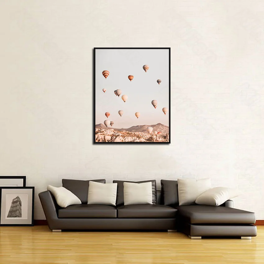 Классическое Розовое Небо воздушный шар декоративная живопись Простой