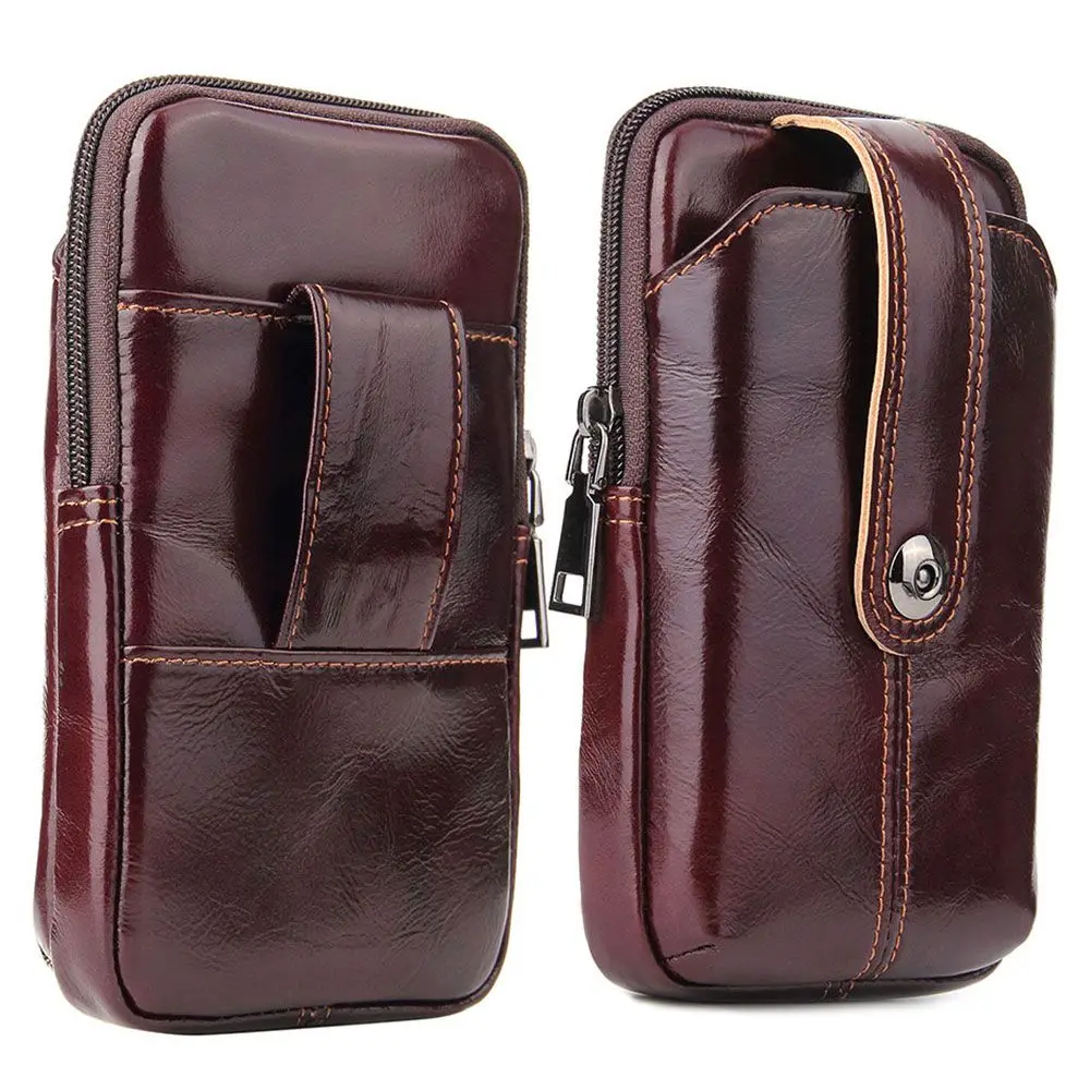 floveme genuine leather wallet case for iphone 11 first layer waist phone bag for iphone 7 11 pro x xr 66s78 plus 6 3 inch free global shipping