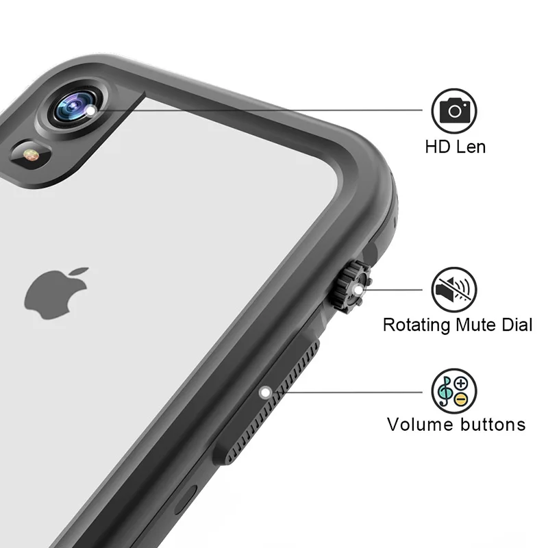 100% водонепроницаемый чехол для iphone XR ударопрочный пылезащитный телефона