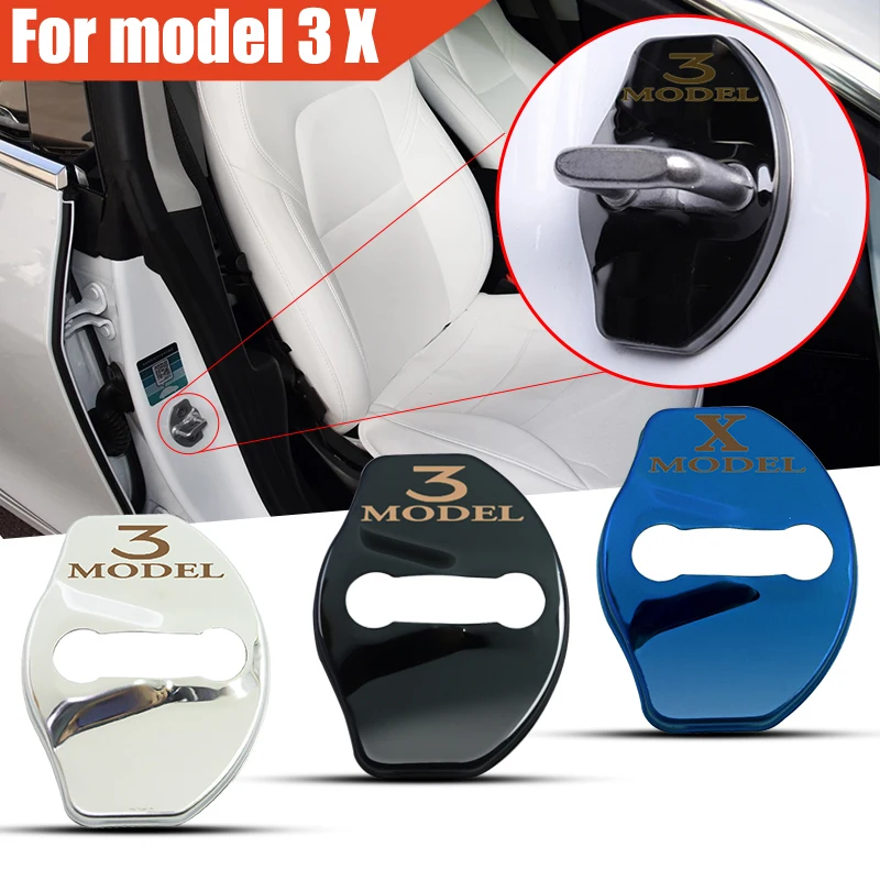 Металлическая 3D Пряжка из нержавеющей стали для дверного замка автомобильные