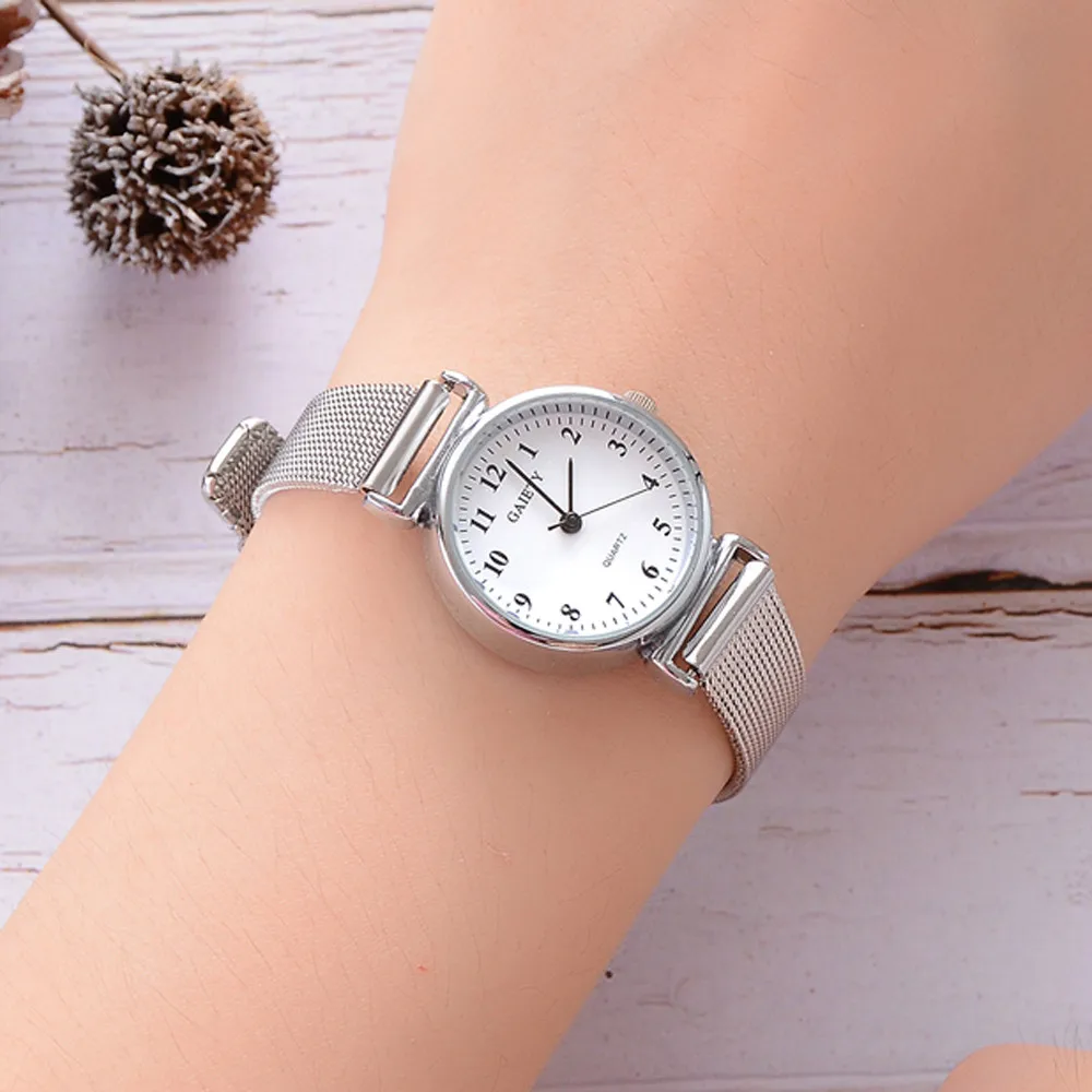 

Relogio Feminino женские часы женские модные простые повседневные кварцевые пояс сетки часы аналоговые наручные часы שעונים לנשים damen часы uhr W3