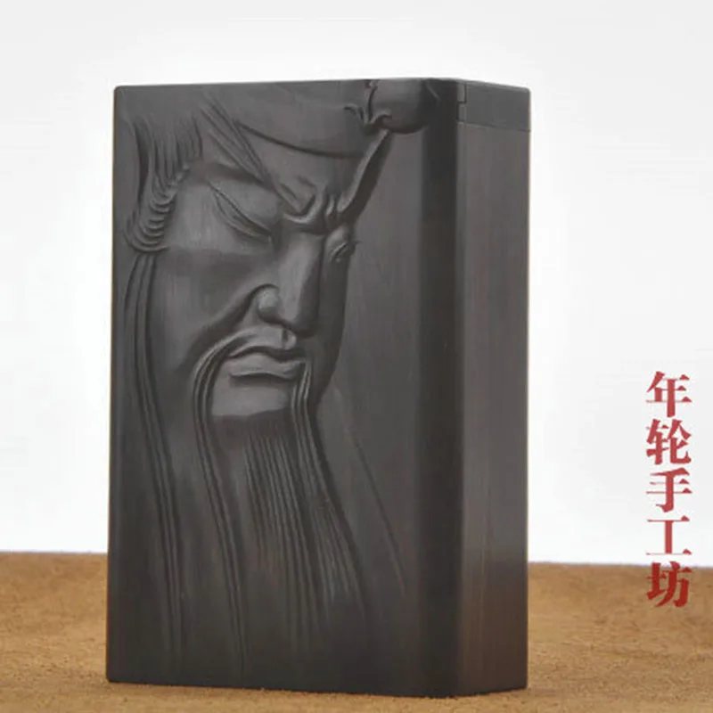 20 упаковок портативные портсигары из эбенового дерева с вырезами|Аксессуары для