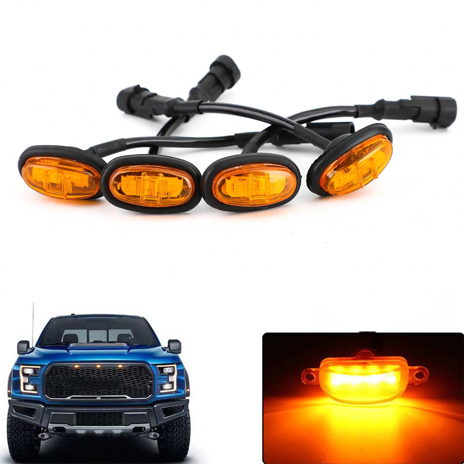 Сигнальные светодиодные лампы Artudatech Bapmic для колес 4 шт. подходят Ford F-150 F150 Raptor 2017