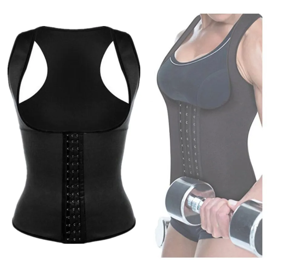 Формирователь тела тренажер талии корсет для сауны пота жилет формирователь