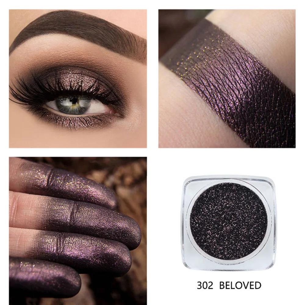 

Eyeshadow Long Lasting Eye Shiny Shadows Matte Makeup Palette Waterproof Easy To Color Pigment Eyeshadow 12 Color Glitter