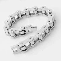 12mm mens womens bracelet stainless steel bike link motorcycle chain bracelets bangle 22cm