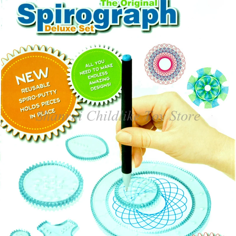

Spirograph Drawing Toys Set Magic Painting Template Geometric Ruler Creative Educational Toy For Children Gift