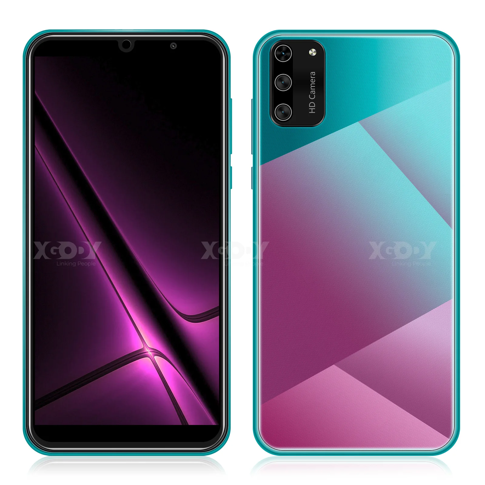 

XGODY Smartphone Android 9.0 Cellphone 5.5 Inch 18:9 Full Screen 1GB 8GB Quad Core 5MP Camera 2500mAh GPS WiFi 3G Mobile phones