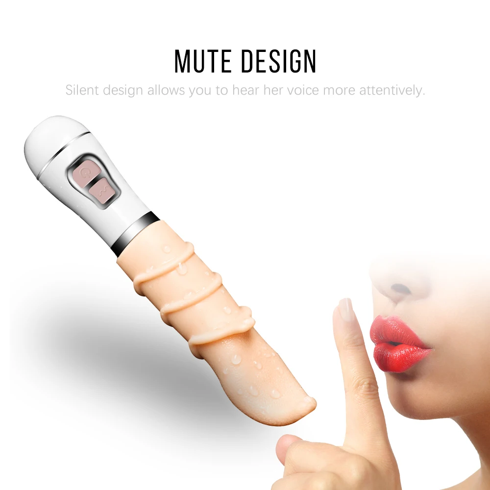 Вибратор с подогревом для клитора Стимулятор точки G перезаряжаемый Женский