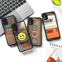 smile clear case for xiaomi redmi note 10 pro case redmi note10 9 pro 10s 9s 8 7 mi 11 lite poco x3 f3 m3 m4 9c nfc 9a 9t covers